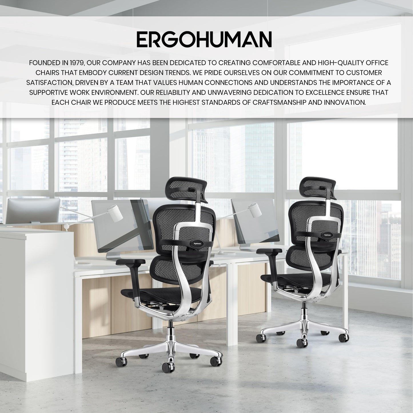 High Back Mesh Office Chair with Adjustable Support