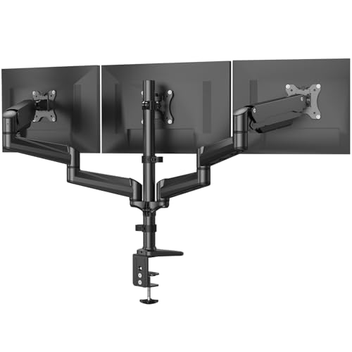 Triple Monitor Mount for Multi Screen Setup