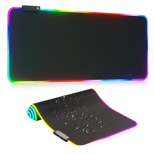 RGB LED Mouse Pad with Large Gaming Surface