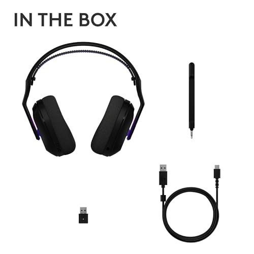 Wireless Gaming Headset with RGB and Clear Audio