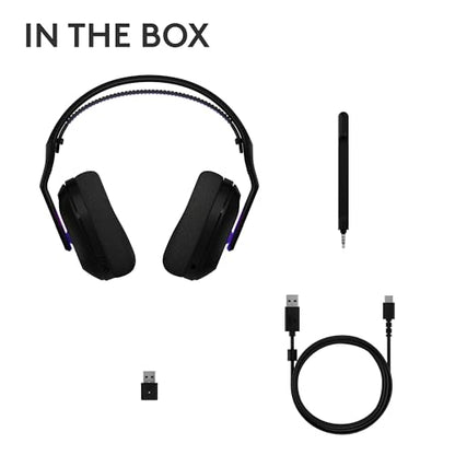 Wireless Gaming Headset with RGB and Clear Audio