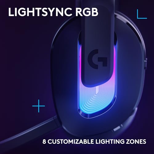 Wireless Gaming Headset with RGB and Clear Audio