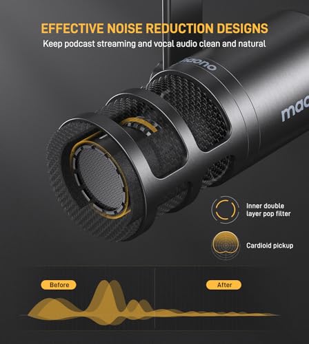 Podcast Audio Interface Bundle with XLR Microphone