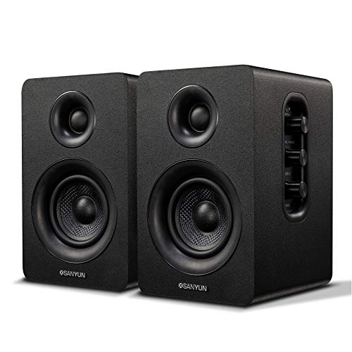Active Bluetooth Bookshelf Speakers with DAC