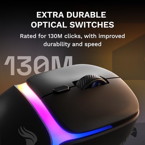 Wireless Gaming Mouse with Ultralight Design