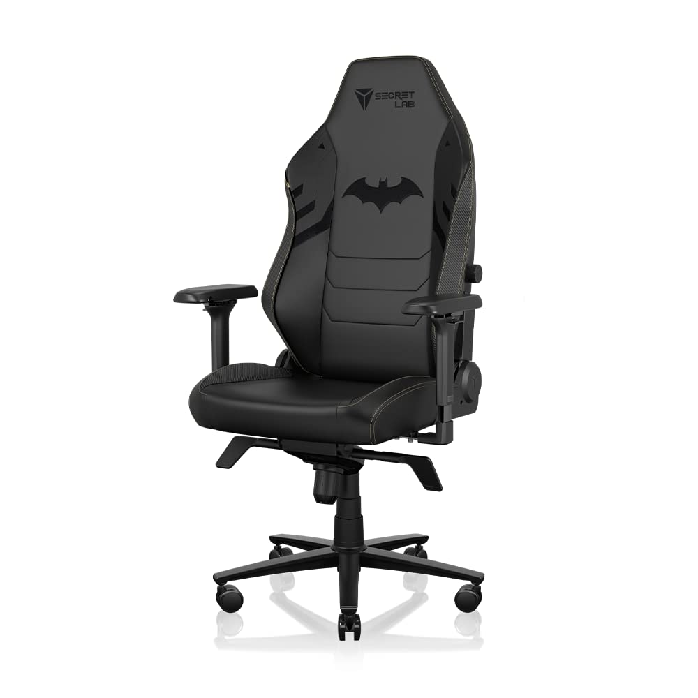 Leatherette Ergonomic Gaming Chair in Black