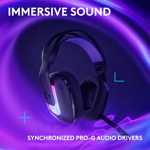 Wireless Gaming Headset with RGB and Clear Audio