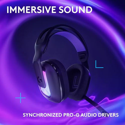 Wireless Gaming Headset with RGB and Clear Audio