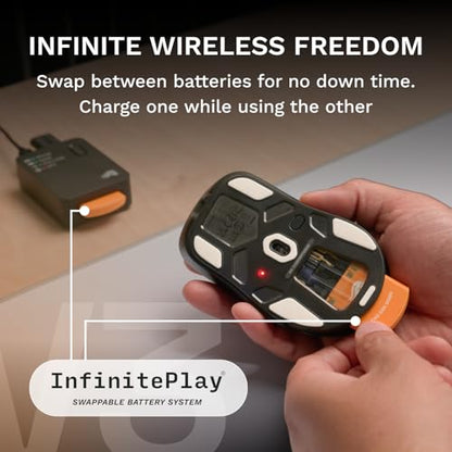Wireless Gaming Mouse with Ultralight Design