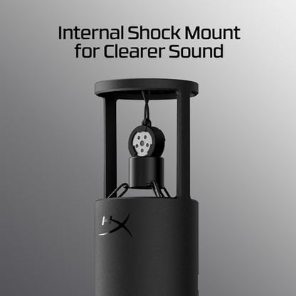 USB Condenser Gaming Microphone with Pop Filter