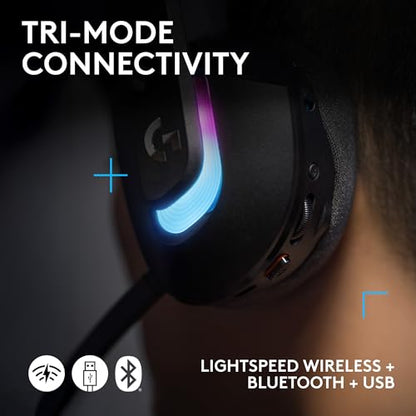 Wireless Gaming Headset with RGB and Clear Audio