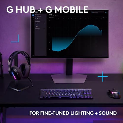 Wireless Gaming Headset with RGB and Clear Audio