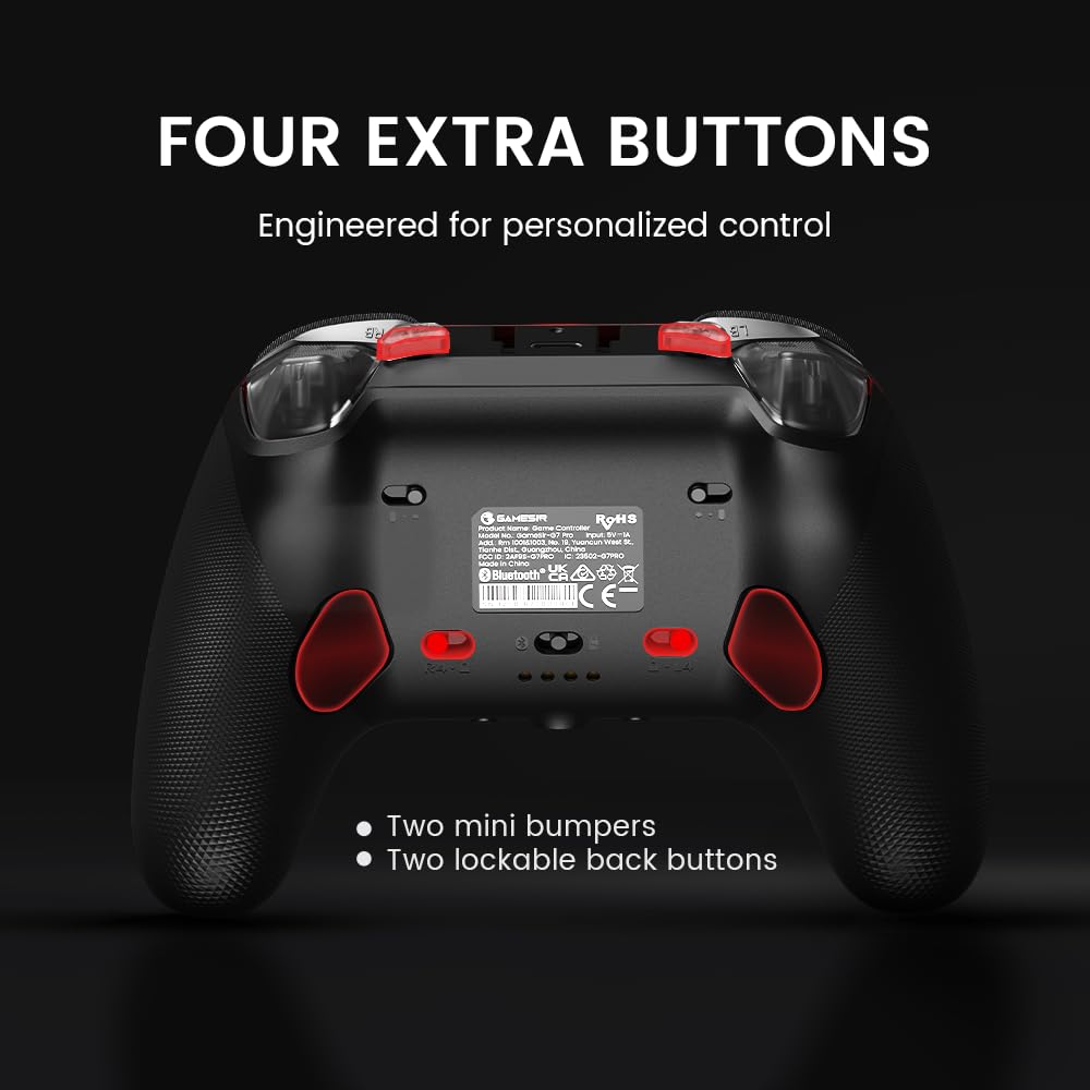 Wired Xbox Gaming Controller with Hall Effect Joysticks