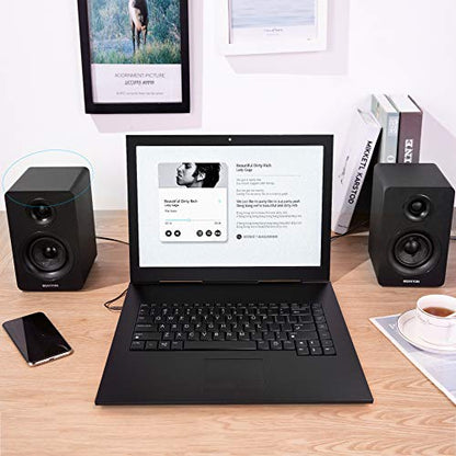 Active Bluetooth Bookshelf Speakers with DAC