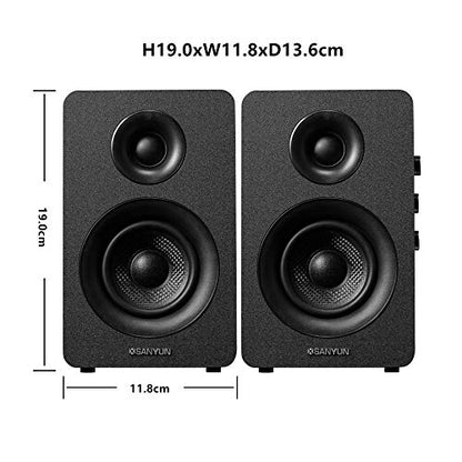 Active Bluetooth Bookshelf Speakers with DAC