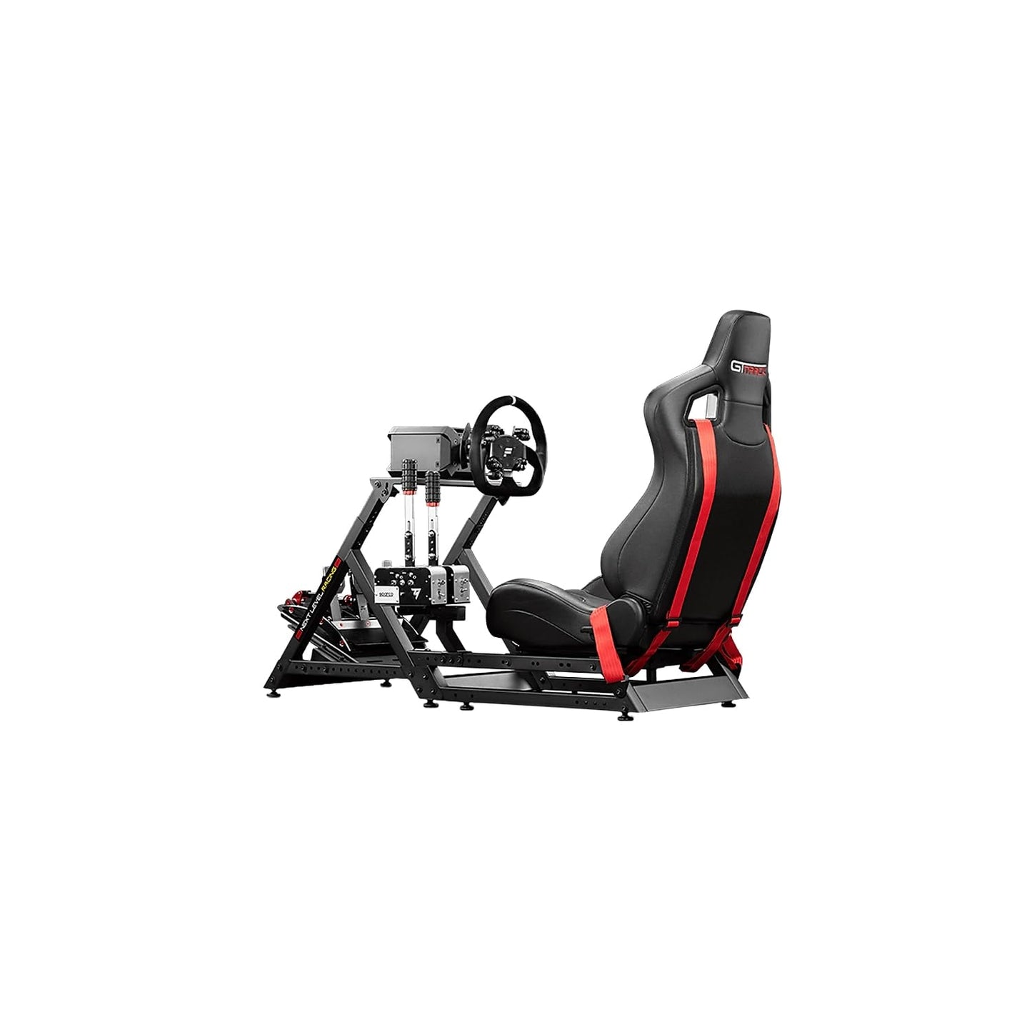 GT Racing Simulator Cockpit with Adjustable Seat