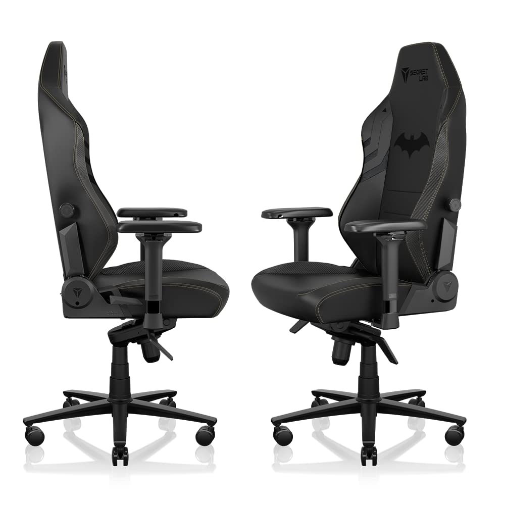 Leatherette Ergonomic Gaming Chair in Black