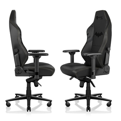 Leatherette Ergonomic Gaming Chair in Black