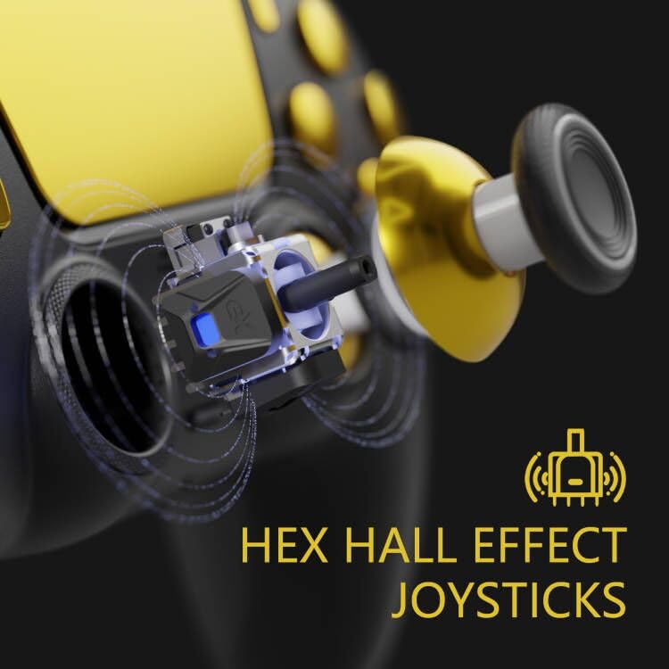 Pro Gaming Controller with Hall Effect Buttons