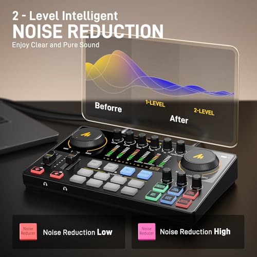 Podcast Audio Interface Bundle with XLR Microphone