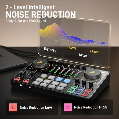 Podcast Audio Interface Bundle with XLR Microphone