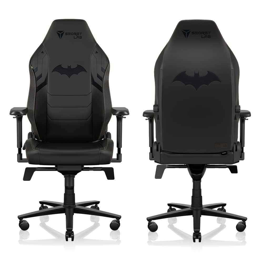 Leatherette Ergonomic Gaming Chair in Black