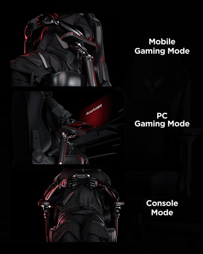 Ergonomic Gaming Chair with Heated Lumbar Support