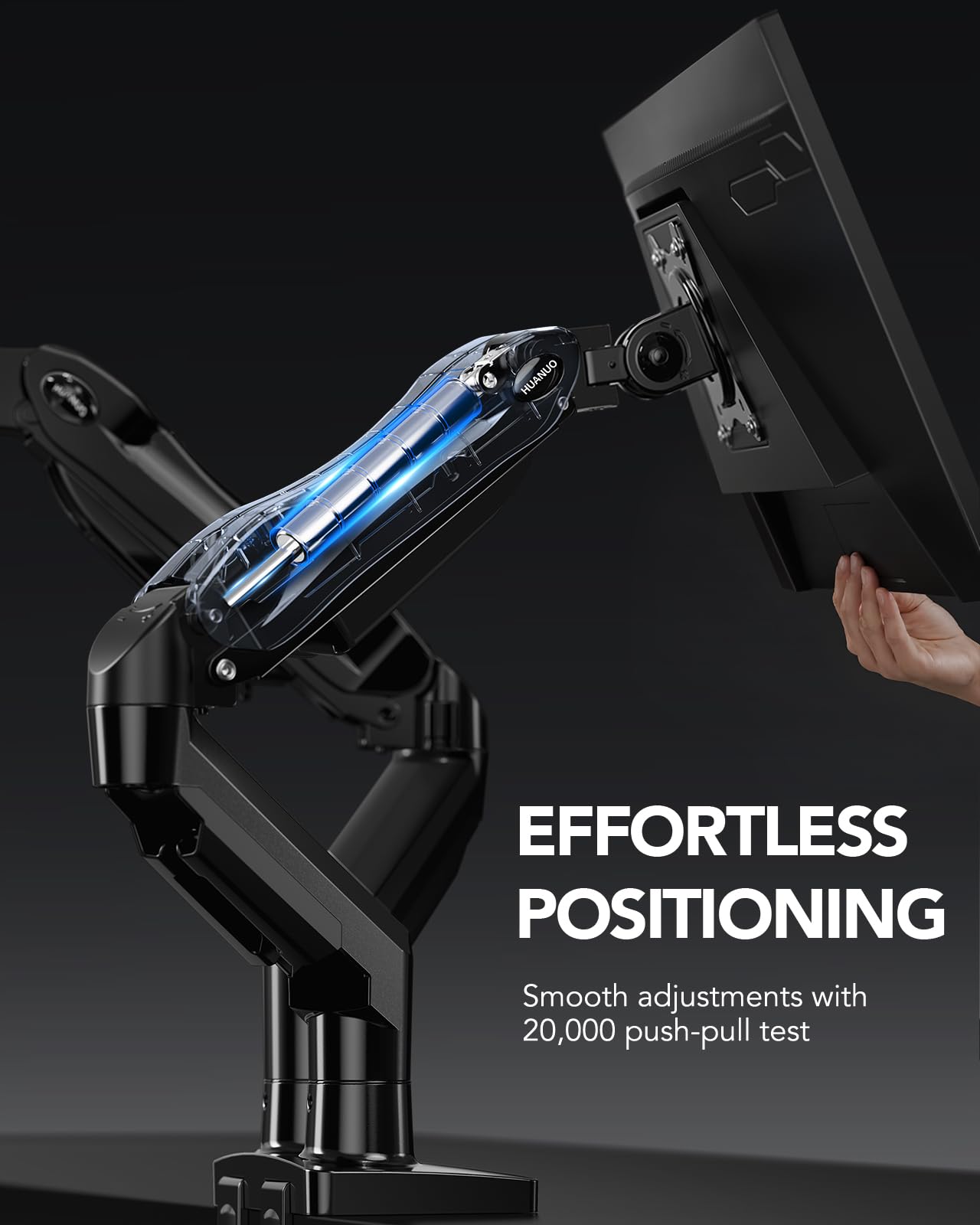 Dual Monitor Stand with Adjustable Desk Mount