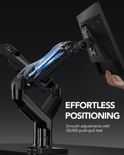 Dual Monitor Stand with Adjustable Desk Mount