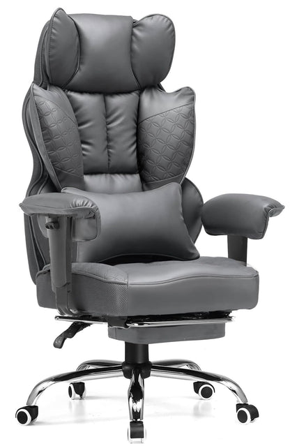 Big and Tall Ergonomic Gaming Chair with Footrest