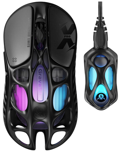 Wireless Gaming Mouse with Futuristic Design