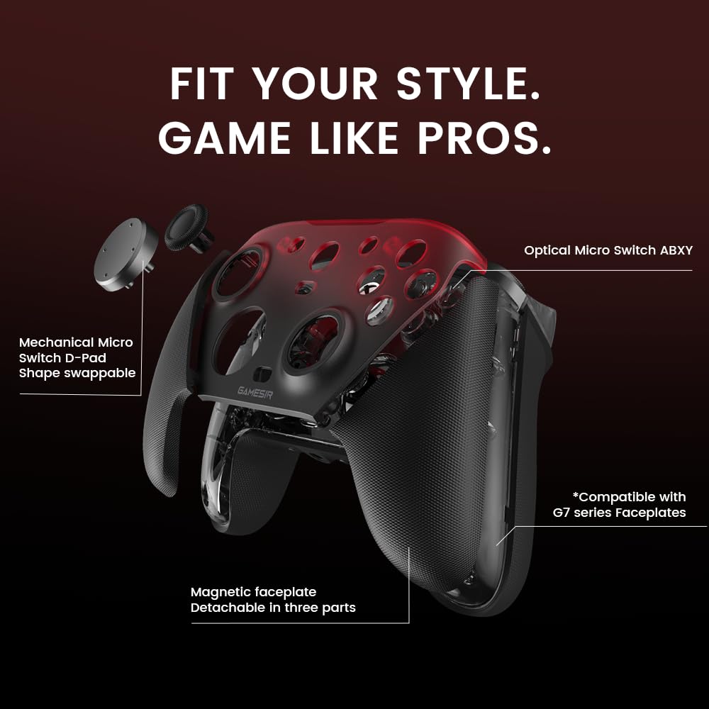 Wired Xbox Gaming Controller with Hall Effect Joysticks