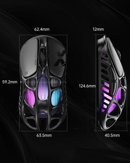 Wireless Gaming Mouse with Futuristic Design