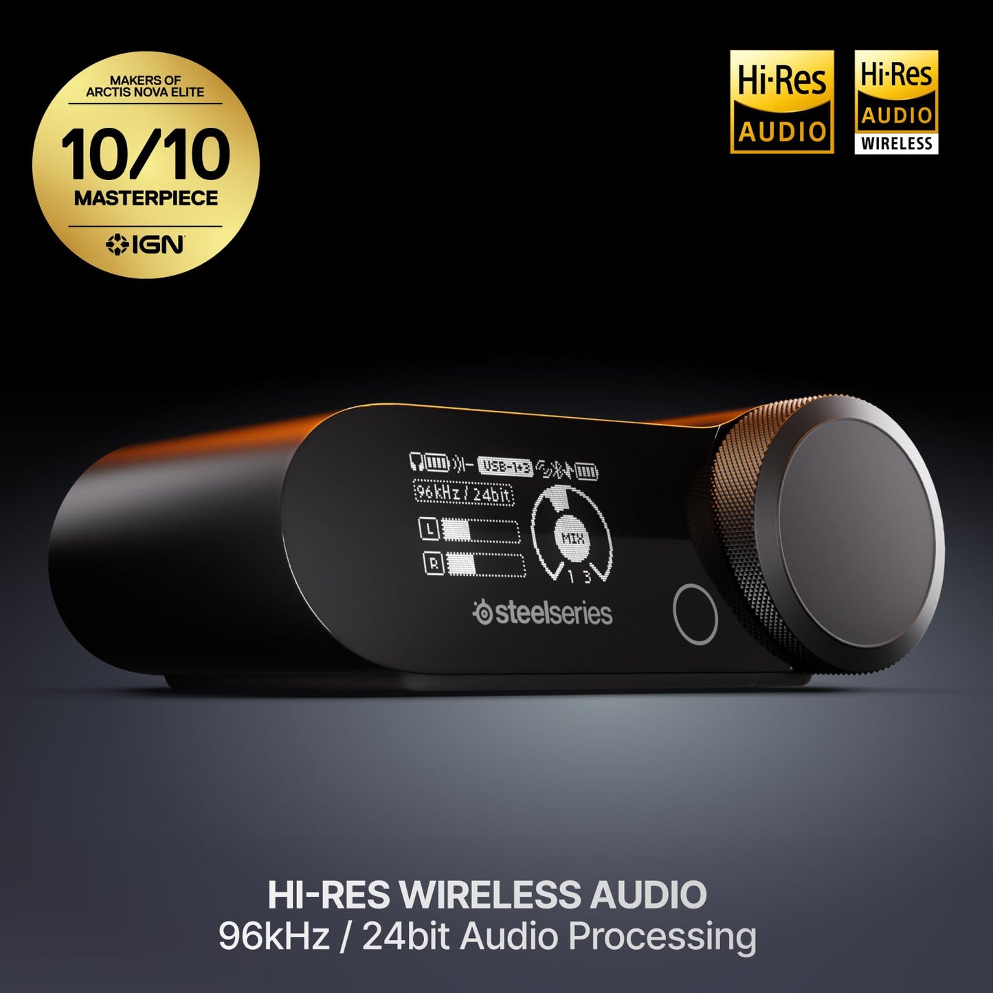 Hi-Res Wireless Gaming Headset with Premium Audio
