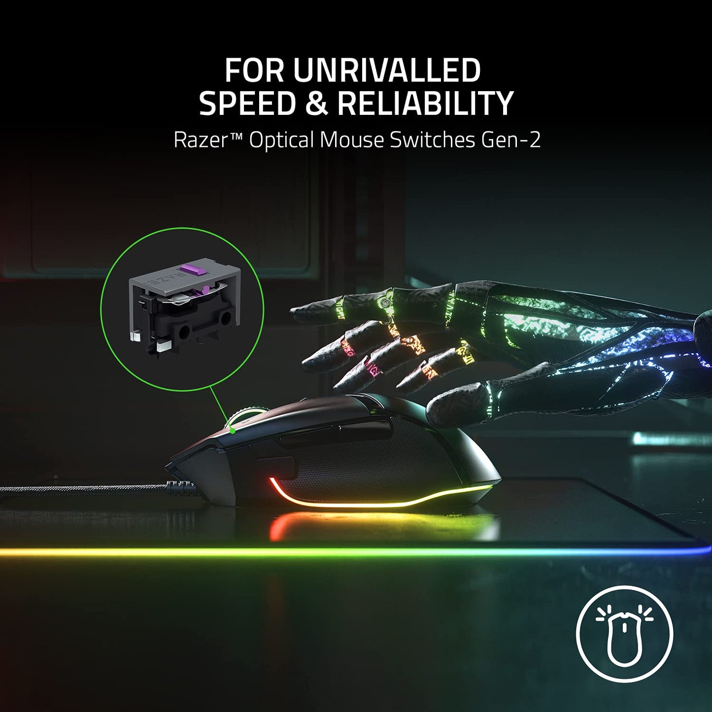 Customizable Ergonomic Gaming Mouse