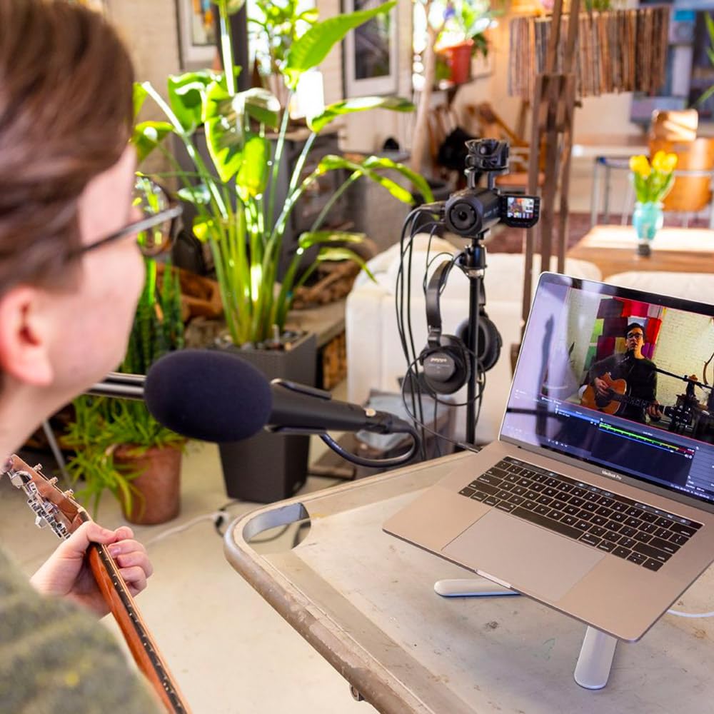4K Video Recorder with Tripod for Content Creation