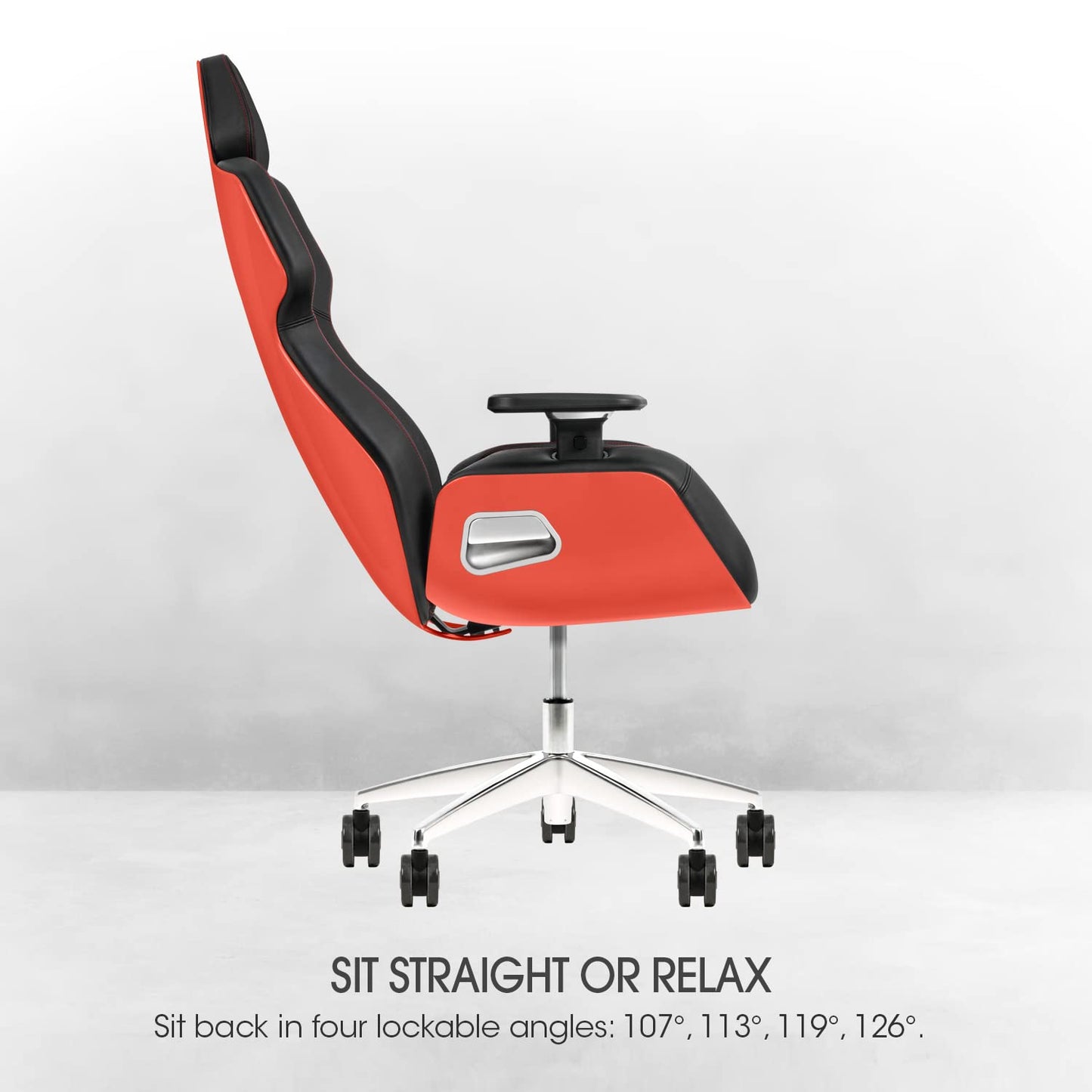 Real Leather Ergonomic Gaming Chair