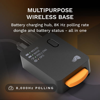 Wireless Gaming Mouse with Ultralight Design