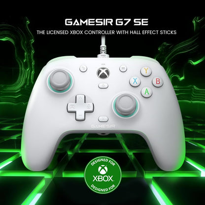 Wired Gaming Controller with Hall Effect Joysticks