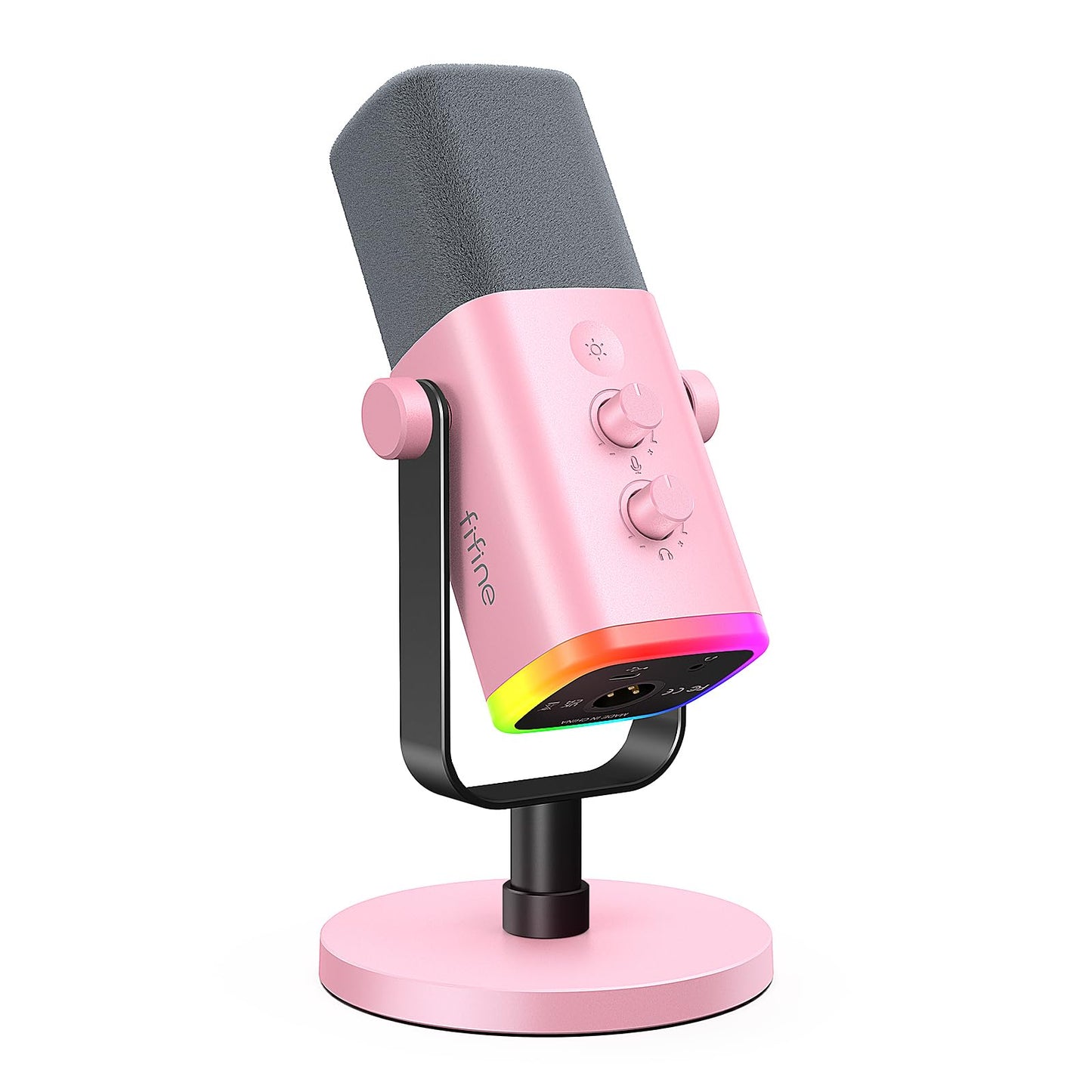 XLR USB Dynamic Microphone with RGB for Streaming