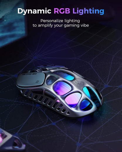 Wireless Gaming Mouse with Futuristic Design