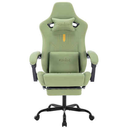 Ergonomic Gaming Chair with Footrest and Massage