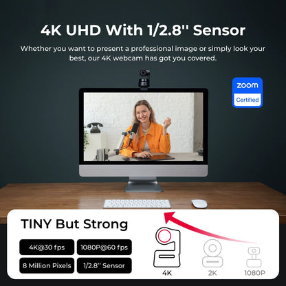 4K AI Tracking PTZ Streaming Camera