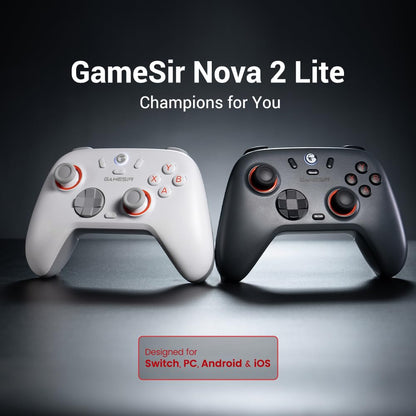 Wireless PC Gaming Controller with Hall Effect Joysticks
