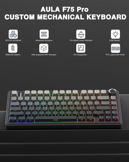 Wireless Mechanical Gaming Keyboard with RGB