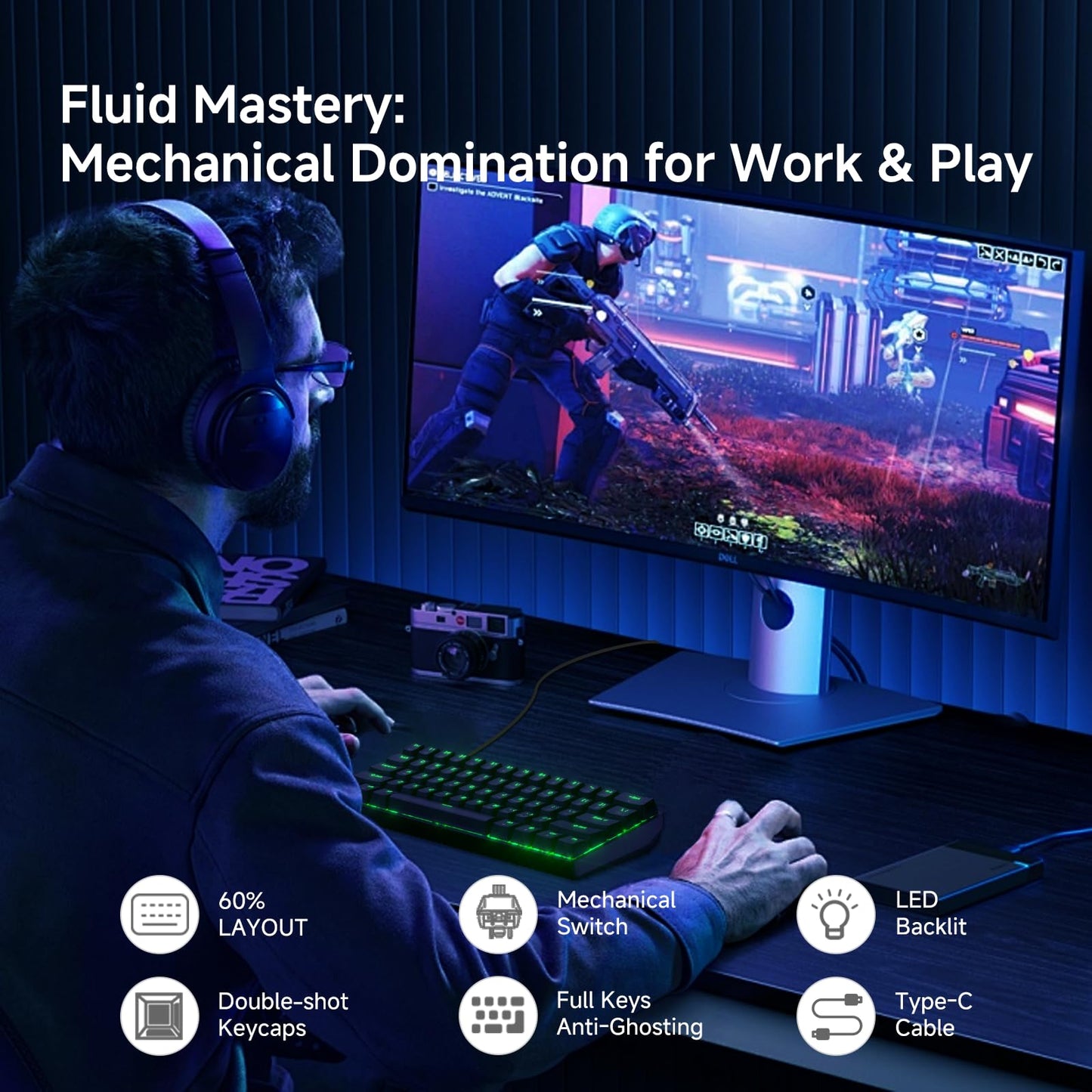 TMKB 60% Mechanical Gaming Keyboard