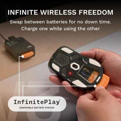 Wireless Gaming Mouse with Ultralight Design
