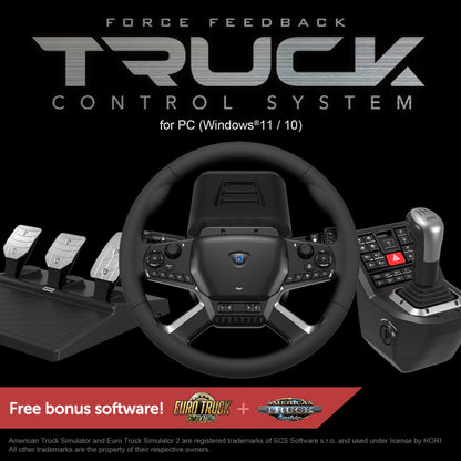 Truck Simulator Control System with Steering Wheel