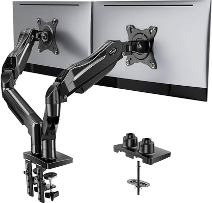 Dual Monitor Stand with Adjustable Desk Mount