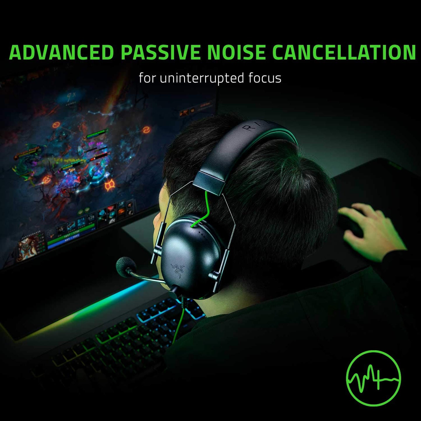 Lightweight Gaming Headset with Noise Isolation
